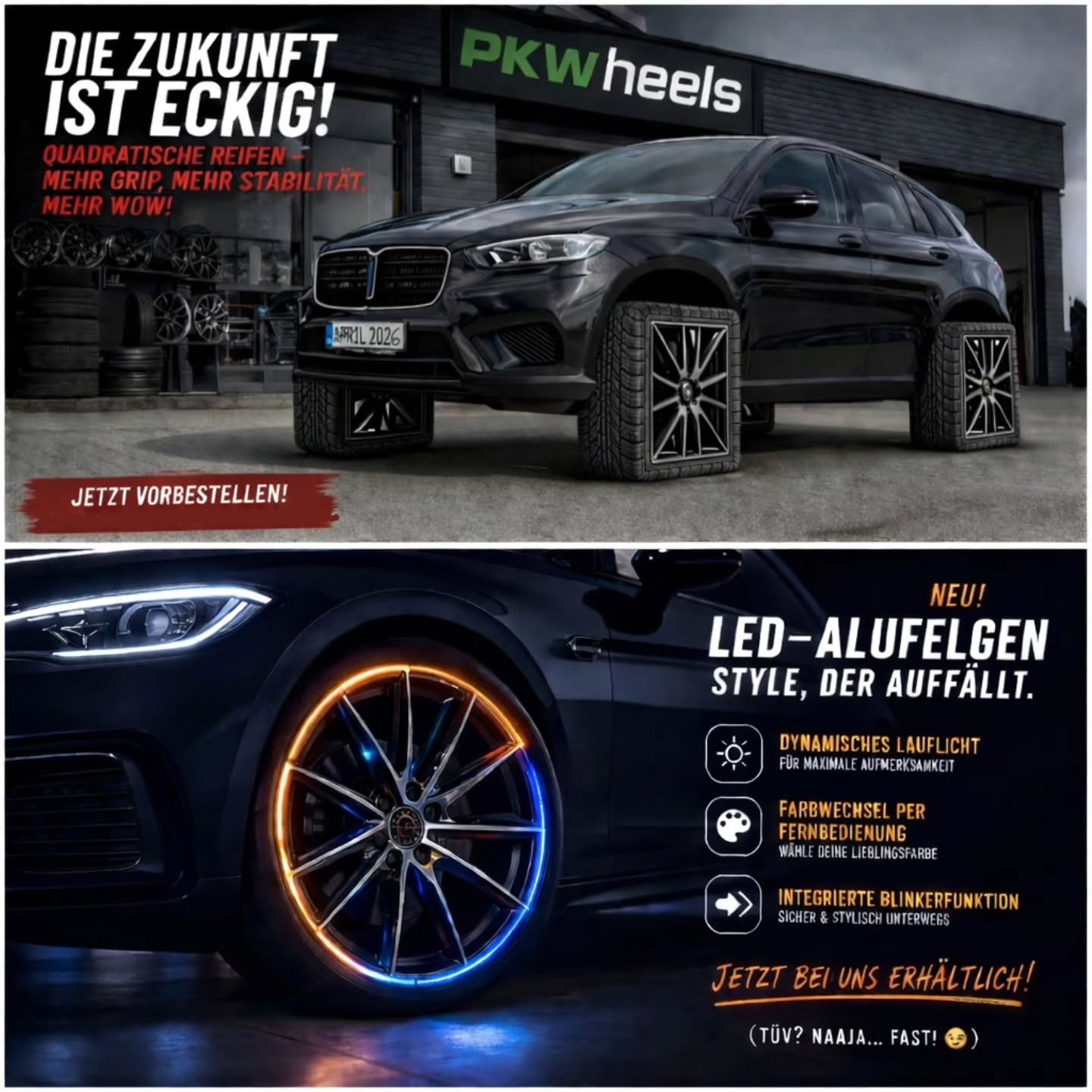 🚨 NEUHEIT 2026 🚨 Nach jahrelanger Entwicklung ist es endlich soweit: 🔲 Der erste quadratische Performance-Reifen ist da! ✔️…